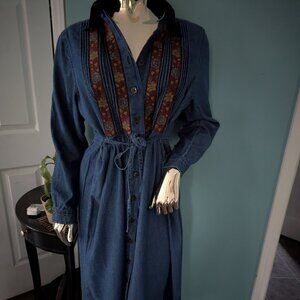 Vintage denim dress by Erika & Co